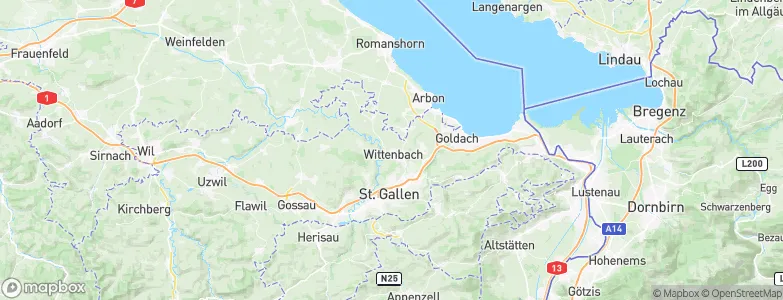 Wittenbach, Switzerland Map