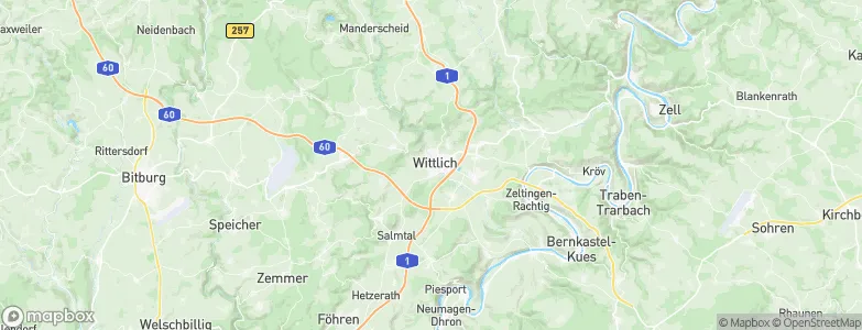 Wittlich, Germany Map