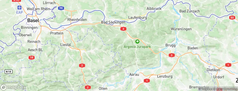 Wittnau, Switzerland Map