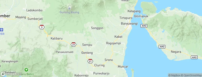 Wiyayu Barat, Indonesia Map
