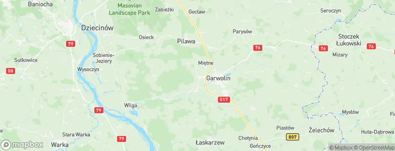 Wola Rębkowska, Poland Map