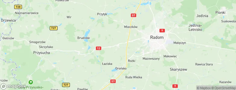 Wolanów, Poland Map