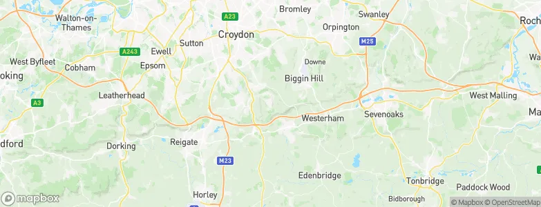 Woldingham, United Kingdom Map