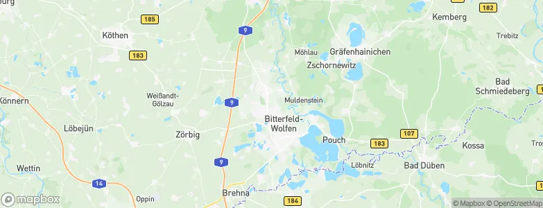 Wolfen, Germany Map