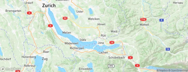 Wolfhausen, Switzerland Map