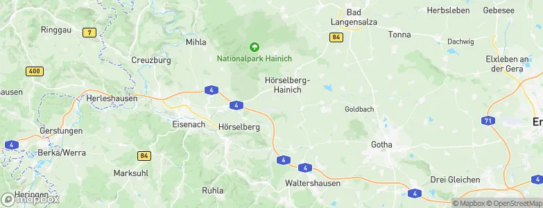 Wolfsbehringen, Germany Map