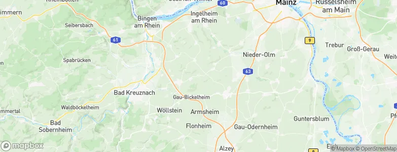 Wolfsheim, Germany Map