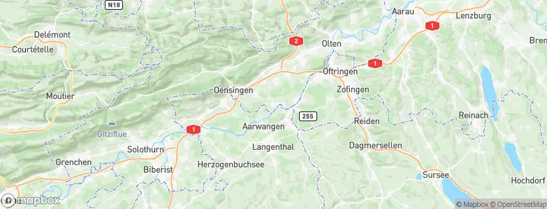 Wolfwil, Switzerland Map