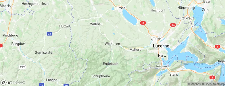 Wolhusen, Switzerland Map