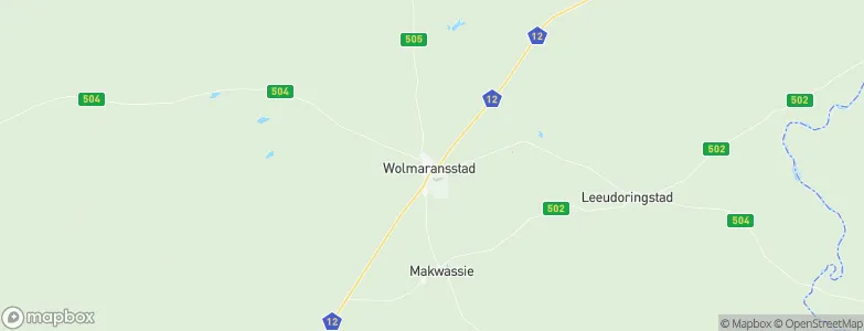 Wolmaransstad, South Africa Map