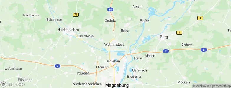 Wolmirstedt, Germany Map