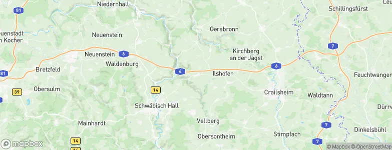 Wolpertshausen, Germany Map