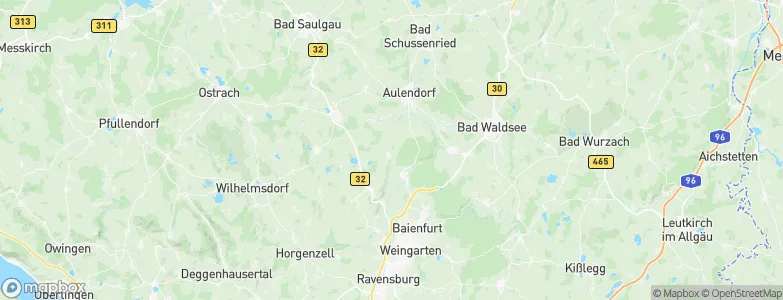 Wolpertswende, Germany Map