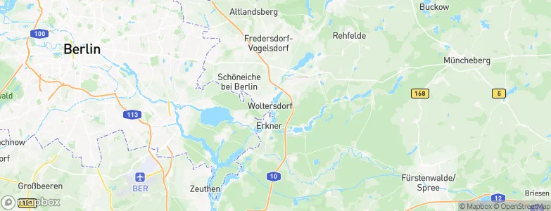 Woltersdorf, Germany Map