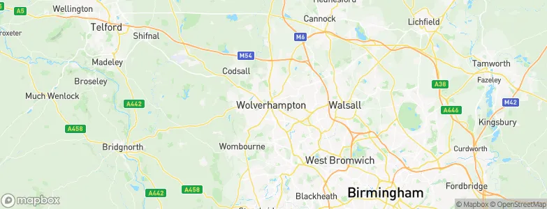 Wolverhampton, United Kingdom Map