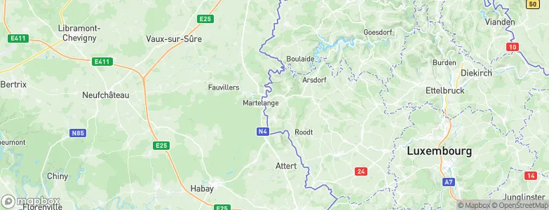 Wolwelange, Luxembourg Map