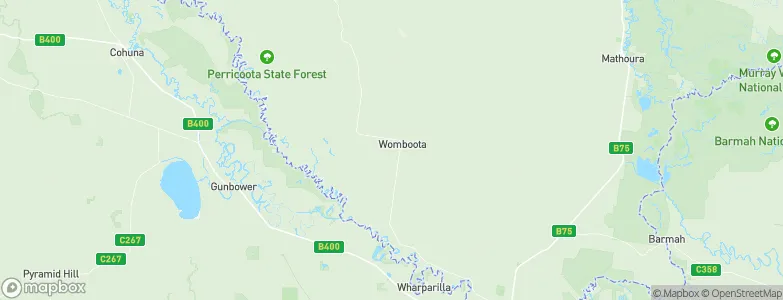 Womboota, Australia Map