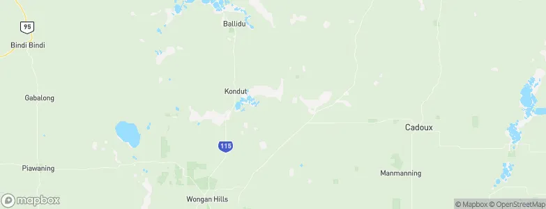 Wongan-Ballidu, Australia Map