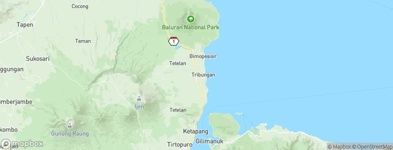 Wongsorejo, Indonesia Map