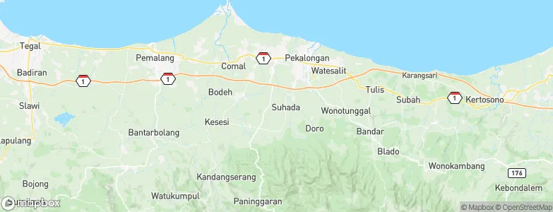 Wonopringgo, Indonesia Map