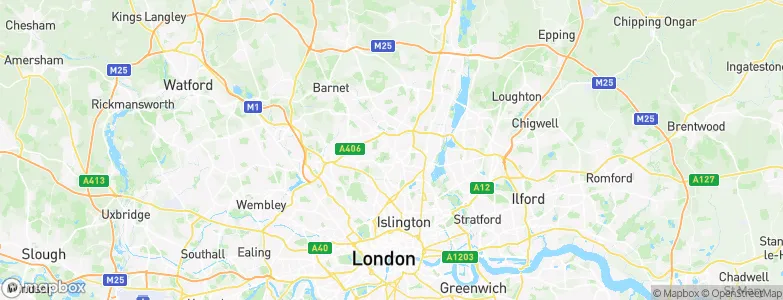 Wood Green, United Kingdom Map