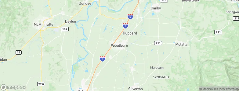 Woodburn, United States Map