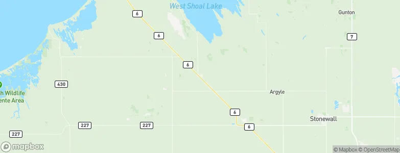 Woodlands, Canada Map