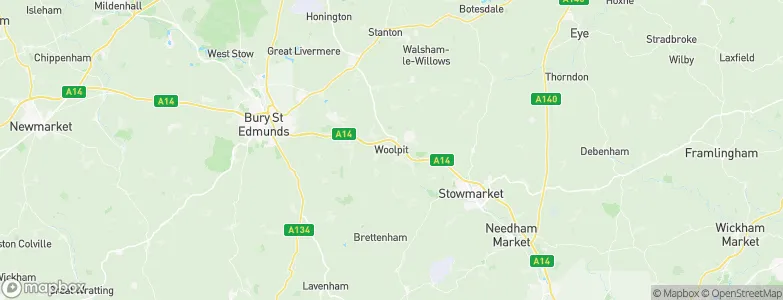 Woolpit, United Kingdom Map