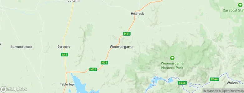 Woomargama, Australia Map