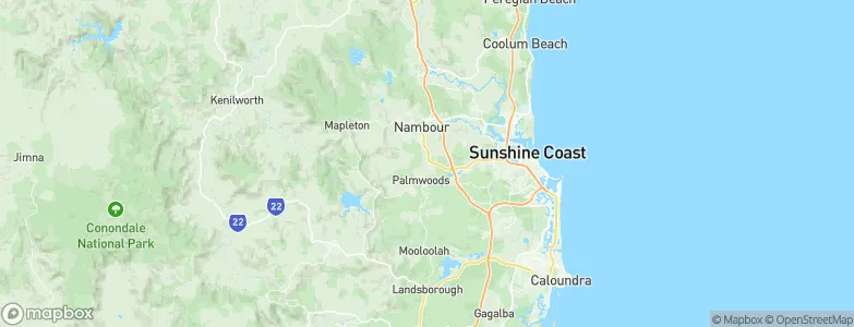 Woombye, Australia Map