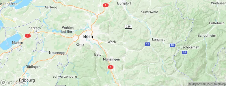 Worb, Switzerland Map
