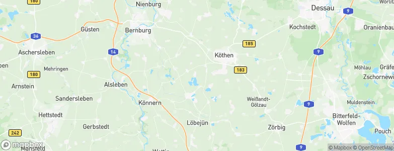 Wörbzig, Germany Map
