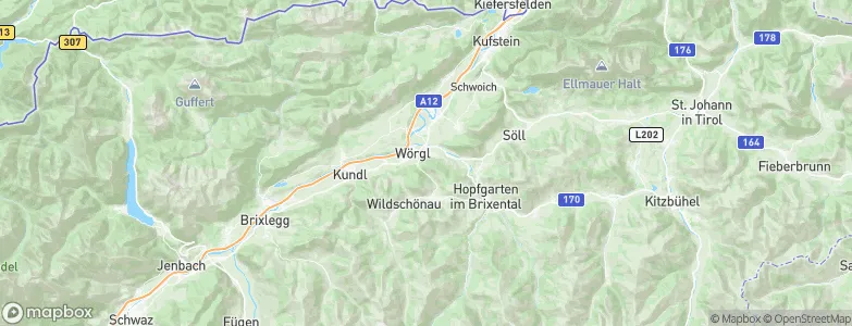 Wörgl, Austria Map