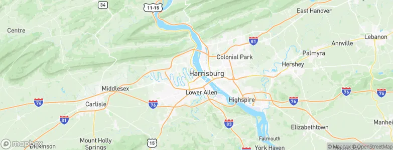 Wormleysburg, United States Map