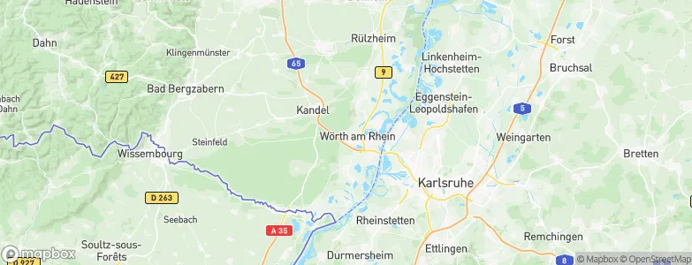 Wörth am Rhein, Germany Map