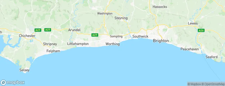 Worthing, United Kingdom Map