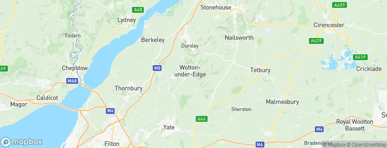 Wotton-under-Edge, United Kingdom Map