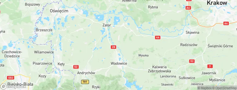 Woźniki, Poland Map