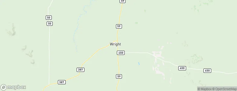 Wright, United States Map