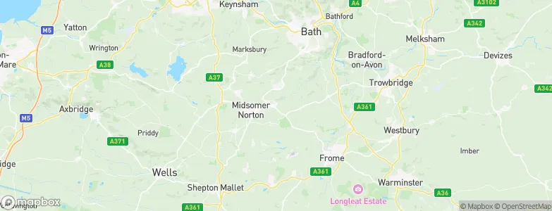 Writhlington, United Kingdom Map