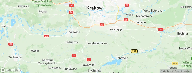 Wrząsowice, Poland Map