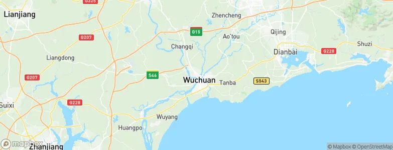 Wuchuan, China Map