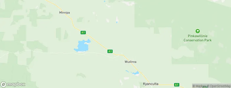 Wudinna, Australia Map