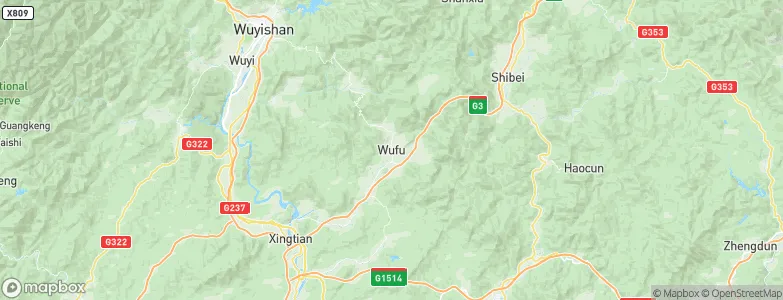 Wufu, China Map