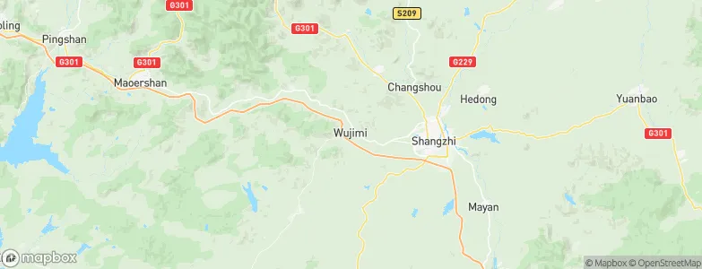 Wujimi, China Map