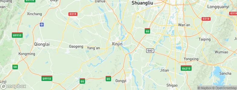 Wujin, China Map