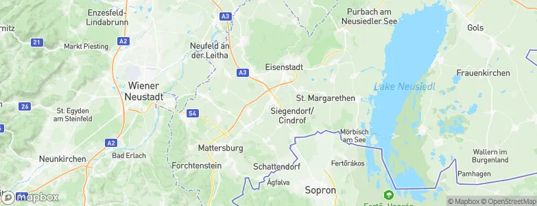Wulkaprodersdorf, Austria Map