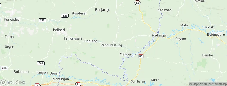 Wulung, Indonesia Map