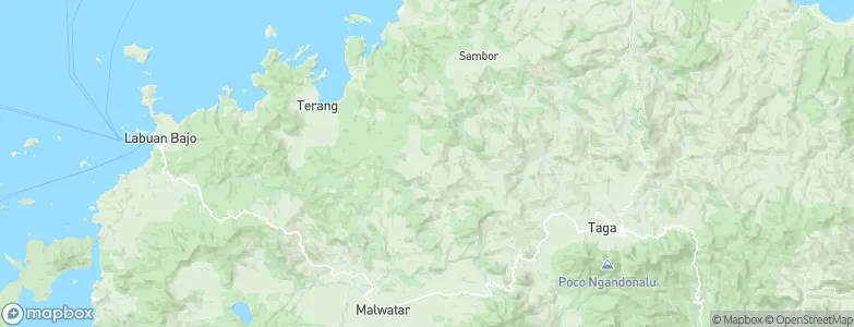 Wunat, Indonesia Map
