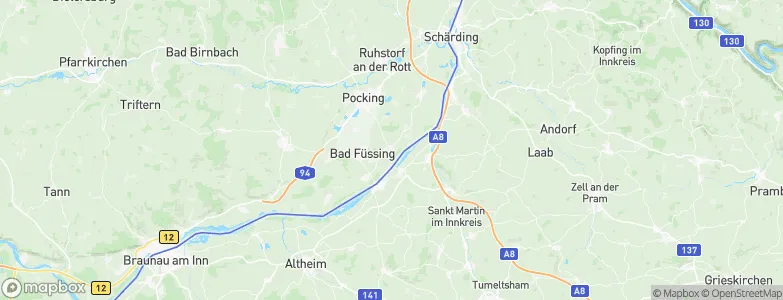 Würding, Germany Map